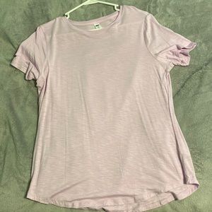 pink short sleeve shirt